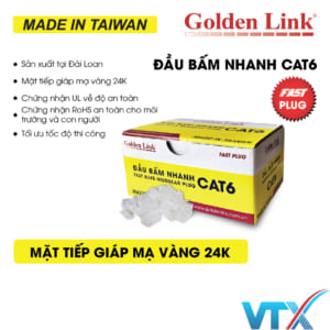 Hạt mạng Golden Link RJ45 Cat6 GL-20056