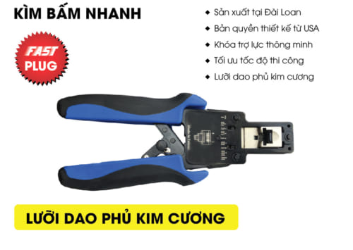 Kìm bấm mạng Golden Link RJ45 Cat5E và Cat6 ava