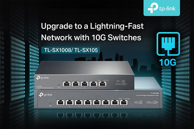 Switch chia mạng TP-link 5 cổng × 10 Gigabit TL-SX105_1