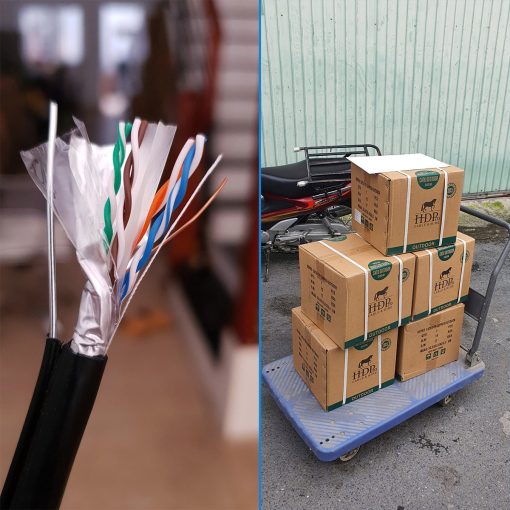 Cáp mạng ngoài trời HDPRO CAT6 FTP (1)