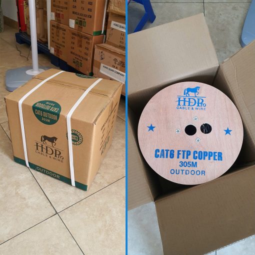 Cáp mạng ngoài trời HDPRO CAT6 FTP (2)
