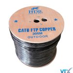 Cáp mạng ngoài trời HDPRO CAT6 FTP đồng nguyên chất