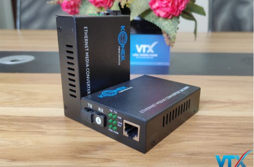 Bộ chuyển đổi quang điện 1 sợi 10100M Golden Konek 25km-2