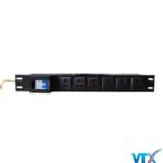 Thanh nguồn PDU 6 ổ cắm đa năng chuẩn 19 inch