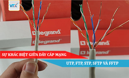 SỰ KHÁC BIỆT GIỮA DÂY CÁP MẠNG UTP, FTP, STP, SFTP VÀ FFTP