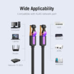 Dây nhảy mạng Cat7 SSTP 1M Vention VPC7SSTP-B100