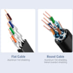 Dây nhảy mạng Cat7 SSTP 1M Vention VPC7SSTP-B100