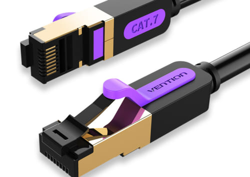 Dây nhảy mạng Cat7 SSTP 1M Vention VPC7SSTP-B100