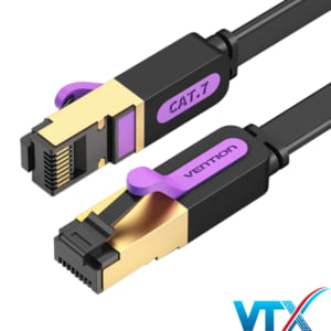 Dây nhảy mạng dẹt Cat7 SSTP 1M,1.5M,2M,3M,5M,10M Vention