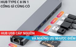 Ưu nhược điểm của Hub USB cấp nguồn