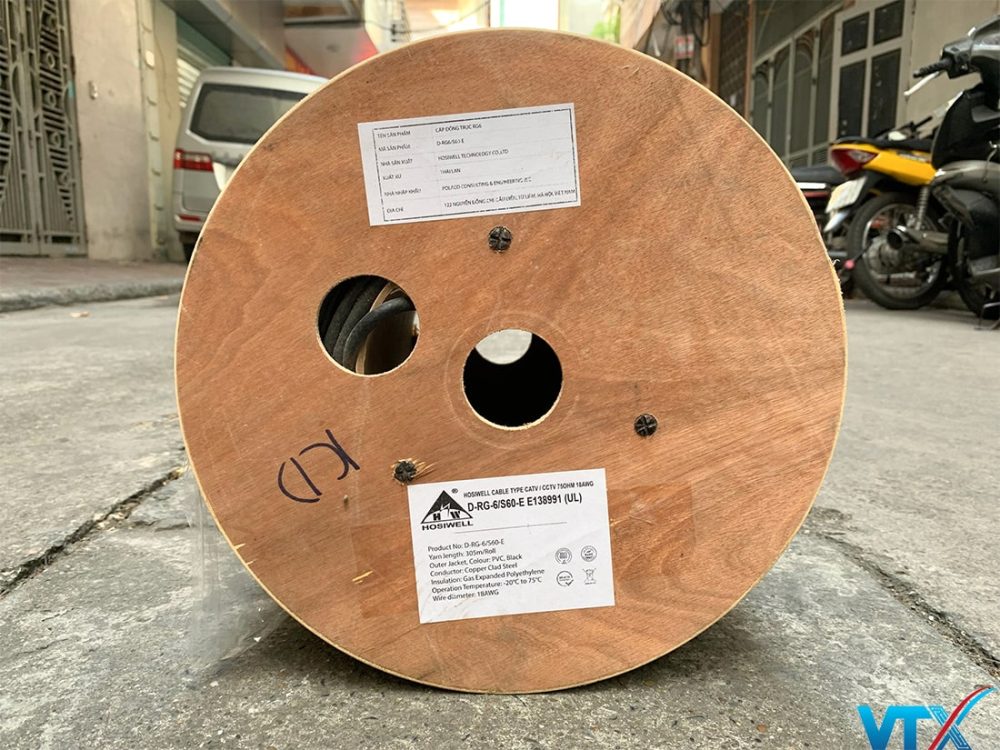 Cáp Đồng Trục Hosiwell D-RG6-S60-E E138991