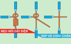 Mẹo nối dây điện đẹp và chắc chắn nhất