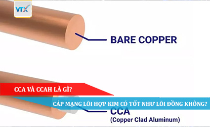 CCA và CCAH là gì Cáp mạng lõi hợp kim có tốt như lõi đồng không