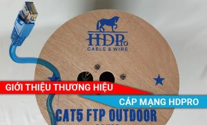 Giới thiệu thương hiệu cáp mạng HDPRO