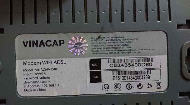 Router Vinacap