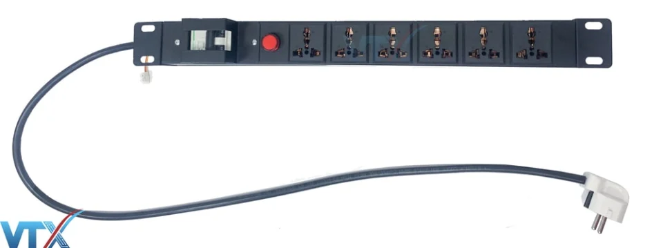 Dây tiếp địa thanh nguồn PDU 6 Port
