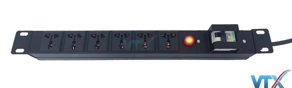 Thanh nguồn PDU 6 Port đa năng
