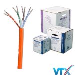 Cáp mạng chậm cháy Cat6 UTP 4 Pair Hosiwell 30022-OR-LSZH