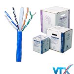 Dây cáp mạng Cat6 UTP 4 Pair Hosiwell 30022e-BL