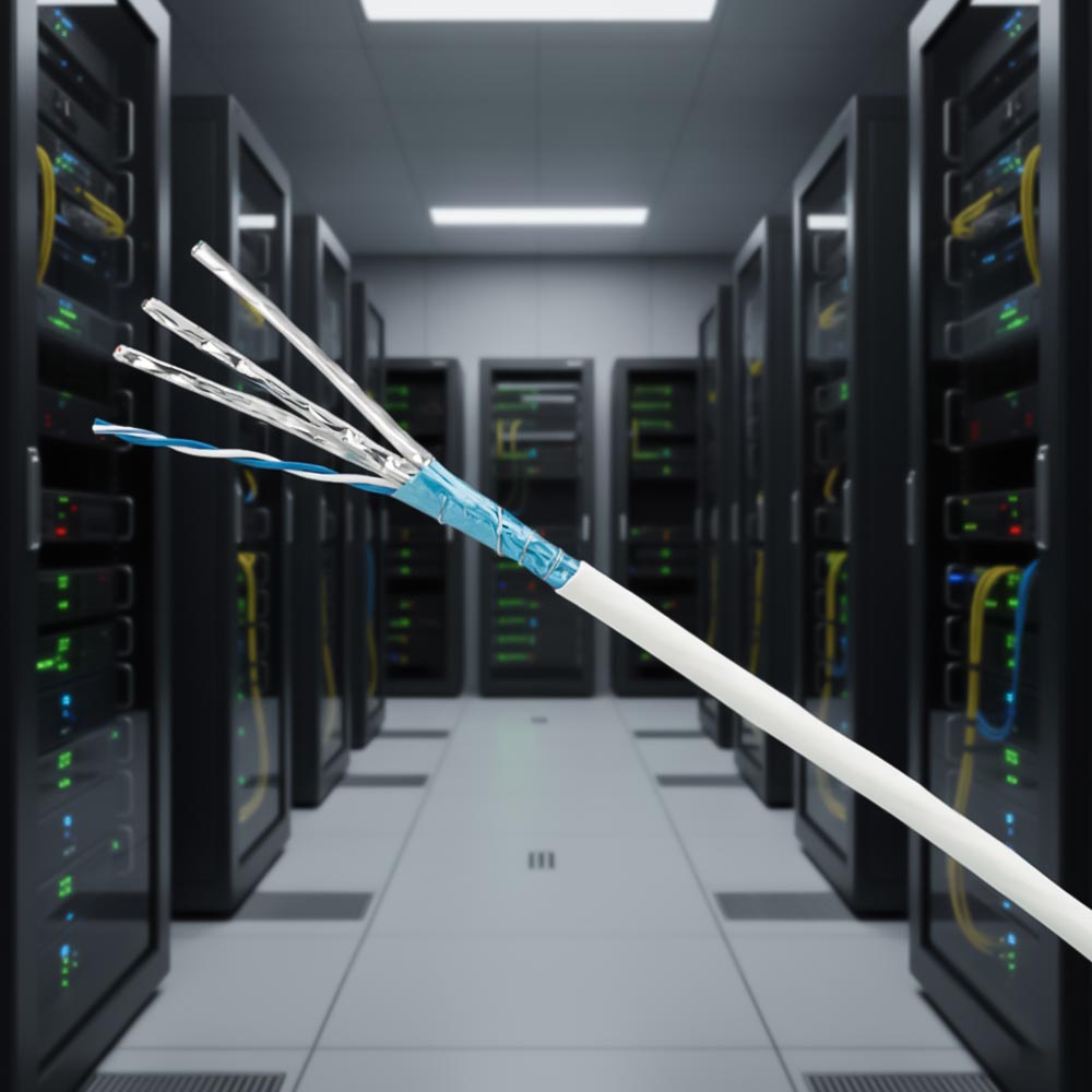 Dây cáp mạng Cat6A F_FTP PANDUIT PFFL6X04BU-CED