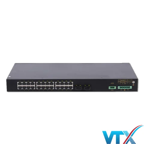 Switch UPCOM IES2026-2F 24 cổng 10/100M Ethernet + 2 FX