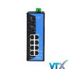 IES4010-2GS Switch Ethernet công nghiệp UPCOM 8 cổng 10-100 và 2 cổng Gigabit SFP