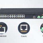 Switch công nghiệp UPCOM 24 cổng RJ45 10-100M