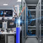 Ứng dụng của Dây cáp mạng Cat6A FTP PANDUIT PFL6X04BU-CEG