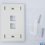 Wallplate 2 Port PANDUIT NK2FIWY (5)