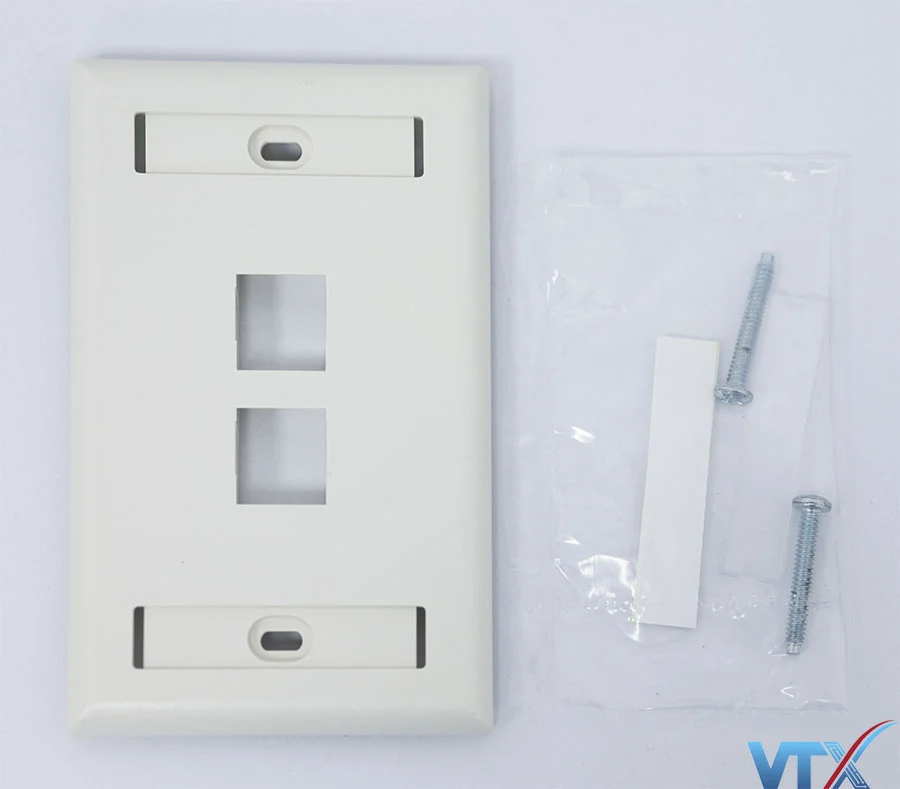 Wallplate 2 Port PANDUIT NK2FIWY (5)