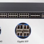 cổng Switch công nghiệp UPCOM 16 cổng mạng 10-100-1000 + 8 cổng Combo Gigabit + 4 cổng SFP Gigabit IES1028G-16G-8GC-4GS