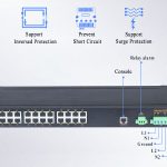 cổng điện Switch công nghiệp UPCOM 24 cổng RJ45 10-100M IES1024
