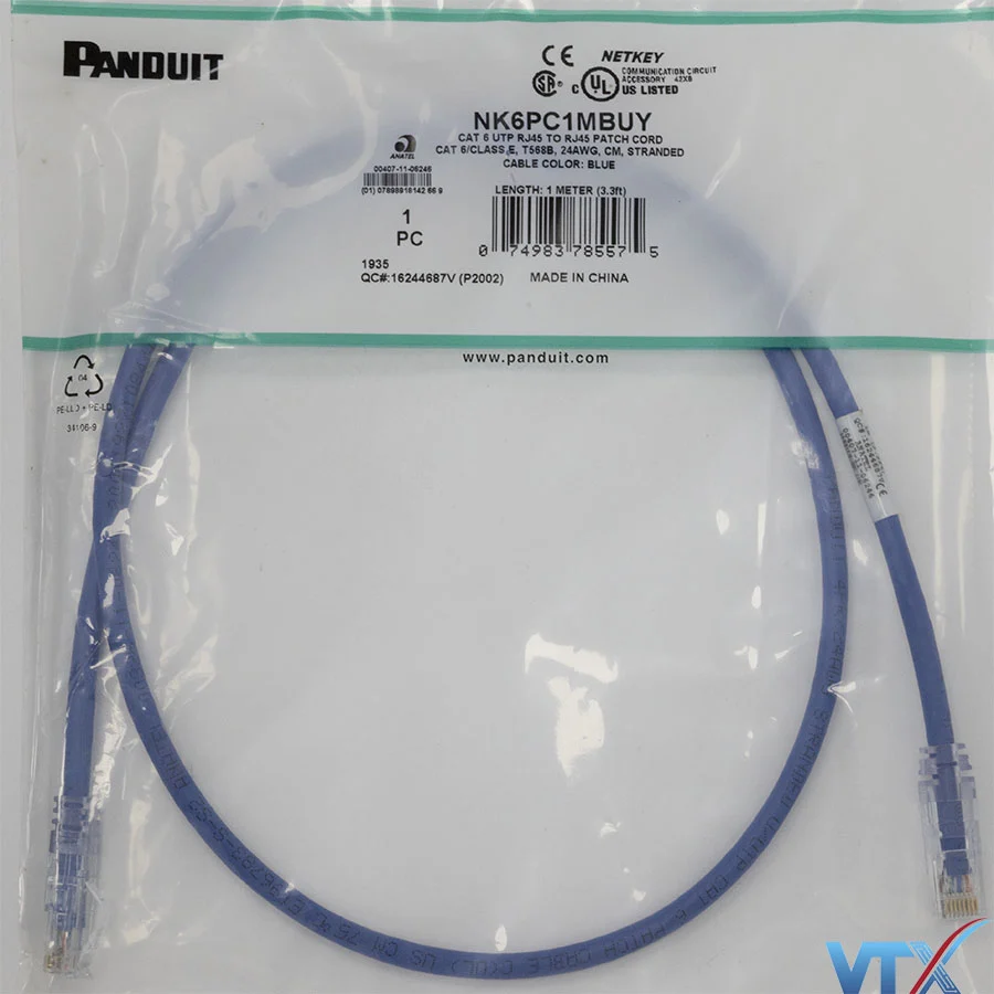 dây nhảy mạng Cat6 UTP PANDUIT NK6PC1MBUY