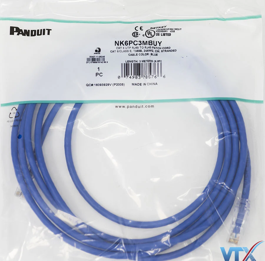 dây nhảy mạng Cat6 UTP PANDUIT NK6PC3MBUY