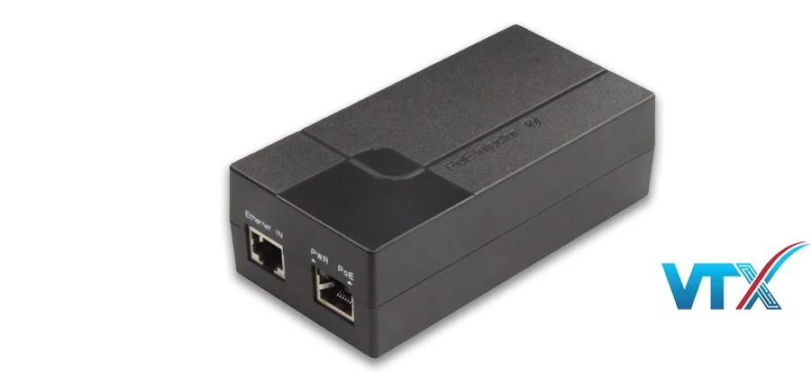Ảnh PoE Injector UPCOM PI201 một cổng Gigabit AC100-240V