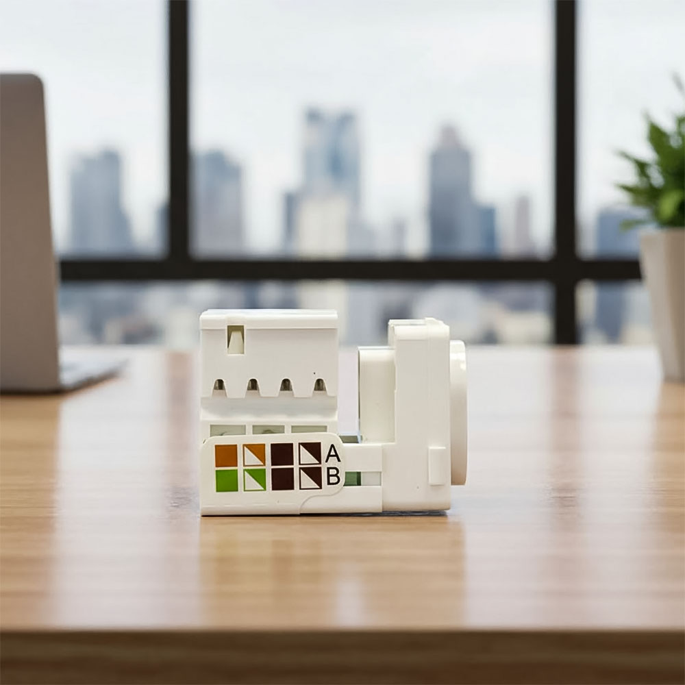 Ảnh chụp chi tiết Nhân mạng Cat6 Sino Vanlock