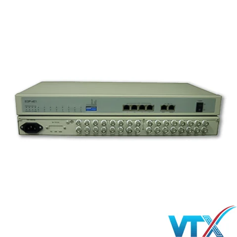 Converter UPCOM HPC-16E1-4ETH Chuyển 16E1 sang 4 Ethernet