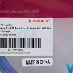 Dây nhảy mạng Cat6 UUTP NORDEN 2M 127-M1102BL (màu xanh) (4)