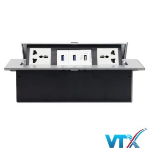 Hộp ổ điện âm bàn Sinoamigo STS-212GST-1