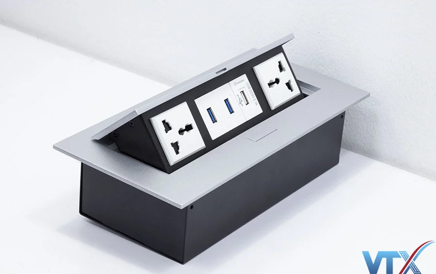 Hộp ổ điện âm bàn Sinoamigo STS-212GST-1 (4)