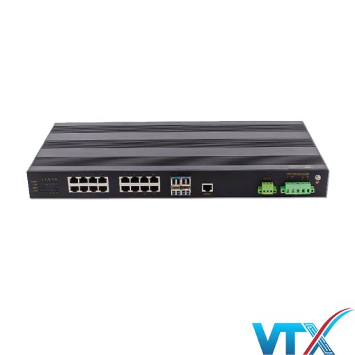 ICS1020G-16G-4GS Switch công nghiệp layer 3 UPCOM 16 cổng RJ45 và 4 SFP Gigabit