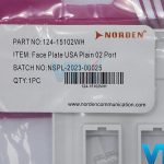 Mặt ổ cắm mạng 2 lỗ NORDEN 124-15102WH (3)