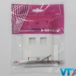 Mặt ổ cắm mạng 2 lỗ NORDEN 124-15102WH (4)
