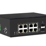 PIES1010G-2GS-8P-BT Switch PoE Công Nghiệp UPCOM 8 Cổng Gigabit (Hỗ trợ 1-2 cổng bt-90W) + 2 Cổng SFP Gigabit