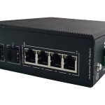 PIES206G-2GS-4P Switch PoE công nghiệp UPCOM 4 cổng PoE Gigabit RJ45 + 2 cổng SFP Gigabit (không quản lý)