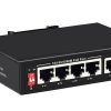PIES206G-GS-4P Switch PoE công nghiệp UPCOM 4 cổng PoE Gigabit RJ45 + 1 cổng Uplink Gigabit RJ45 + 1 cổng SFP Gigabit