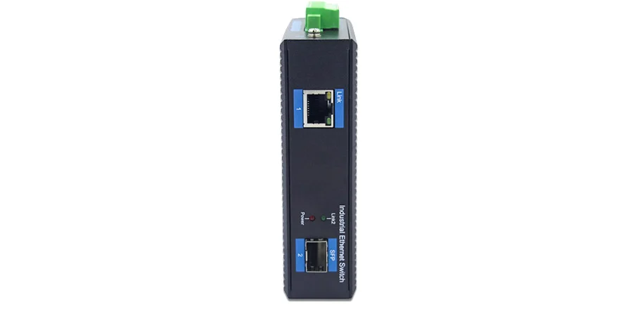 PIMC201-SFP Switch PoE công nghiệp UPCOM 1 cổng PoE 10-100-1000M Base-T(X) + 1 cổng SFP Gigabit (không quản lý)