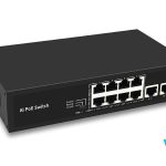 POE308-2 Switch PoE UPCOM 8 cổng PoE 10-100M và 2 cổng Uplink 10-100M