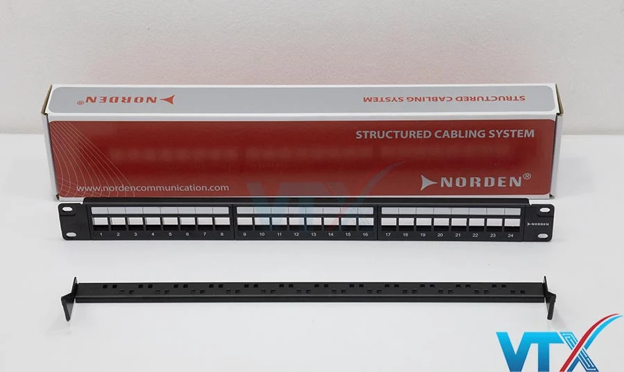 Patch Panel Cat6 UTP 24 Port NORDEN 121-01P18124B (7)