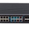 Switch Công nghiệp Layer 3 UPCOM 16 cổng RJ45 + 8 cổng Combo + 4 cổng SFP Gigabit ICS1028G-16G-8GC